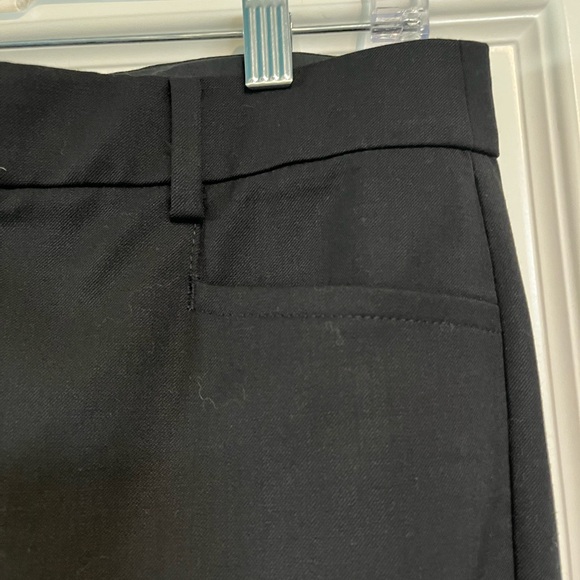NWT BANANA REPUBLIC Black Slim Straight Ankle Pants - Picture 8 of 9